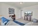 Versatile bonus room with a comfortable couch and TV at 268 Lucca Dr, Summerville, SC 29486
