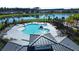 Resort-style pool with ample lounge chairs and nearby clubhouse at 268 Lucca Dr, Summerville, SC 29486