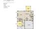 First floor plan showcasing kitchen, Gathering room, study, and garage at 268 Lucca Dr, Summerville, SC 29486