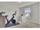 Home gym with Peloton bike and plenty of space at 268 Lucca Dr, Summerville, SC 29486