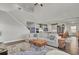 Open concept living room with hardwood floors and a view of the kitchen at 268 Lucca Dr, Summerville, SC 29486