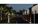 Luxury garage community at night, beautifully illuminated at 3100 Fickling Hill Rd # 31, Johns Island, SC 29455