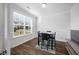Dining area with table and chairs, hardwood floors and large window at 467 Eagleview Drive, Moncks Corner, SC 29461