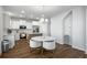 Modern kitchen with stainless steel appliances and island at 467 Eagleview Drive, Moncks Corner, SC 29461