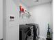 Bright laundry room features washer, dryer, and ample shelving at 467 Eagleview Drive, Moncks Corner, SC 29461