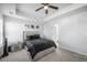 Main bedroom with ceiling fan and ensuite bathroom access at 467 Eagleview Drive, Moncks Corner, SC 29461