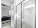 Large walk-in shower with subway tile and window at 467 Eagleview Drive, Moncks Corner, SC 29461