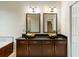 Double vanity bathroom with granite countertop at 4712 Westervelt Rd, Meggett, SC 29449