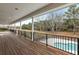 Spacious deck with pool and nature views at 4712 Westervelt Rd, Meggett, SC 29449