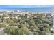 Aerial view of home and neighborhood near the beach at 79 Sandbar Ln, Folly Beach, SC 29439