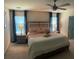 Spacious main bedroom with king-size bed and ensuite bathroom at 8700 Forte Dr, North Charleston, SC 29406