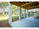 Spacious covered patio perfect for entertaining or relaxing outdoors at 9005 Stern Aly, Johns Island, SC 29455