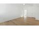 Bright bedroom features neutral walls, ceiling fan and beautiful wood flooring at 9009 Stern Aly, Johns Island, SC 29455
