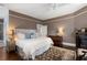 Bright bedroom with king-size bed and hardwood floors at 11 Perry St, Charleston, SC 29403