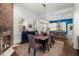 Elegant dining room with a wooden table and a view of the kitchen at 11 Perry St, Charleston, SC 29403