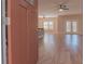 Open concept floorplan with hardwood floors and an open entryway at 1374 Leisure Dr, Summerville, SC 29486
