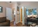 Home office features built-in ladder to attic storage at 1374 Leisure Dr, Summerville, SC 29486