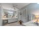 Bathroom boasts double vanity, a large mirror and separate shower at 14 Wappoo Creek Pl, Charleston, SC 29412