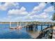 Serene waterfront view with private dock and boat, peaceful setting at 14 Wappoo Creek Pl, Charleston, SC 29412