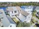Aerial view showcasing the home's curb appeal and neighborhood context at 1615 Paradise Lake Dr, Mount Pleasant, SC 29464
