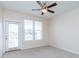 Bedroom with carpet, ceiling fan, and private balcony access at 2333 Chatelain Way, Mount Pleasant, SC 29464