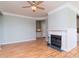 Living Room with hardwood floors and fireplace at 2333 Chatelain Way, Mount Pleasant, SC 29464