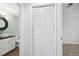 Hallway with a built-in closet and access to a bathroom at 265 Alexandra Dr # 10, Mount Pleasant, SC 29464