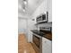 Galley kitchen with stainless steel appliances and wood countertops at 265 Alexandra Dr # 10, Mount Pleasant, SC 29464
