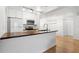 Kitchen with white cabinets, wood countertops, and stainless steel appliances at 265 Alexandra Dr # 10, Mount Pleasant, SC 29464