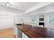 Kitchen with butcher block island and stainless steel appliances at 265 Alexandra Dr # 10, Mount Pleasant, SC 29464