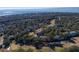 Aerial view of property near ocean and golf course at 279 Driftwood Ln, Edisto Beach, SC 29438