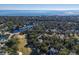 Aerial showing neighborhood near the coast at 279 Driftwood Ln, Edisto Beach, SC 29438