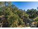 Elevated view of lush green landscape with mature trees at 279 Driftwood Ln, Edisto Beach, SC 29438