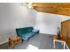 Cozy loft area with a sofa and television at 279 Driftwood Ln, Edisto Beach, SC 29438