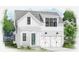 Two-story farmhouse with white siding, three-car garage, and landscaping at 304 Trailmore Ln, Summerville, SC 29486