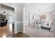 Elegant dining room with a farmhouse-style table and chandelier at 534 Farmers Market Rd, Saint George, SC 29477