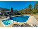Inviting in-ground pool with spa and diving board at 534 Farmers Market Rd, Saint George, SC 29477
