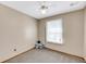 Empty bedroom with ceiling fan and ample closet space at 8048 New England Dr, North Charleston, SC 29420