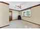 Bright bedroom with a ceiling fan and neutral decor at 8048 New England Dr, North Charleston, SC 29420
