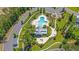 Community pool, clubhouse, playground, and parking at 9736 Black Willow Ln, Ladson, SC 29456
