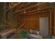 Unfinished attic space with exposed beams and storage at 101 Ribbon Rd, Summerville, SC 29483
