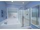 Clean bathroom with a shower and bathtub at 101 Ribbon Rd, Summerville, SC 29483