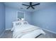 Bedroom with queen-size bed and ceiling fan at 101 Ribbon Rd, Summerville, SC 29483