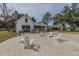 Outdoor kitchen and grilling area with seating at 101 Ribbon Rd, Summerville, SC 29483