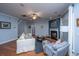 Living room features hardwood floors, fireplace and neutral decor at 101 Ribbon Rd, Summerville, SC 29483