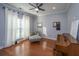 Bright home office with hardwood floors, piano, and chaise lounge at 101 Ribbon Rd, Summerville, SC 29483