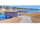 Wooden dock overlooking a pond at 1040 Wading Point Blvd, Huger, SC 29450