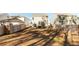 Spacious backyard with wooden fence and patio at 135 Sunray Ln, Summerville, SC 29486