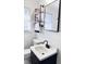 Bathroom with industrial-style vanity and shelving at 202 Briarwood St, Walterboro, SC 29488