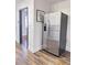Stainless steel refrigerator in updated kitchen at 202 Briarwood St, Walterboro, SC 29488